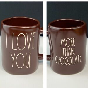 Rae Dunn - ‘ I love you more than chocolate’ ceramic mug. NWT